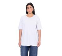 Ulla Popken Camiseta básica de Cuello Redondo para Mujer, Blanco Nieve., 52 ES/54 ES