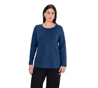 Ulla Popken - Camiseta de Manga Larga para Mujer, Tallas Grandes, Tallas Grandes, Azul Oscuro, 48-50