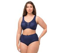 Ulla Popken Shirt, Slim, Rundhalsausschnitt, Langarm Túnica, Azul Claro, 58-60 Mujeres