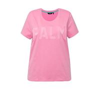 Ulla Popken, Camiseta para Mujer, Talla Grande, con Texto en inglés, Rosa Claro., 56 ES/58 ES