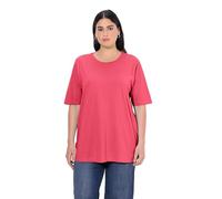 Ulla Popken - Camiseta para Mujer, Tallas Grandes, Tallas Grandes, Talla Grande, Cuello Redondo, Relajada, Media Manga