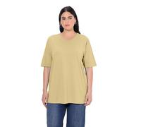 Ulla Popken - Camiseta para Mujer, Tallas Grandes, Tallas Grandes, Talla Grande, Cuello Redondo, Relajada, Media Manga