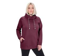 Ulla Popken Große Größen, Sweatshirt Sudadera, Baya Oscura, 50-52 para Mujer