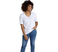 Ulla Popken Camisetas, Paquete de 2, Cuello en V, Media Manga, algodón orgánico Negro 50+ 798751100-50+