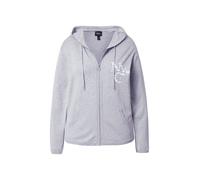 Ulla Popken Cárdigan gris moteado / blanco L-XL gris moteado / blanco