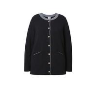 Ulla Popken Cárdigan gris / negro XL-XXL gris / negro