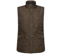 Ulla Popken Steppweste, Wasserabweisend, Fasanen-futter, Ärmellos Chaqueta, Dunkles Oliv, 46-48 para Mujer