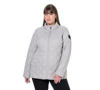 Ulla Popken Chaqueta HYPRAR Ligeramente Acolchada, hidrófuga, Material Reciclado Gris Claro 46+ 840050171-46+