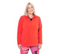 Ulla Popken Chaqueta interior de forro polar para mujer, coral, 54-56