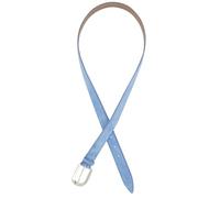 Ulla Popken Cinturón de ante para mujer, tallas grandes, tallas grandes, talla grande, 821761, azul celeste, Talla única