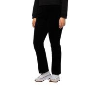 Ulla Popken Cordhose, Mandy Pantalones, Negro, 48 para Mujer