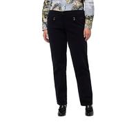 Ulla Popken Cordhose Mony, teilelastischer Bund Pantalones, Marine, 48 para Mujer