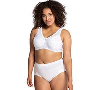 Ulla Popken Entlastungs-BH, Cup C-g, Sujetador para Mujer, Blanco, 135C