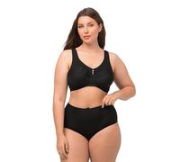 Ulla Popken Entlastungs-BH, Cup C-G Sujetador Relieve, Opaco, Schwarz, 130E para Mujer