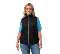 Ulla Popken Grs Hyprar-Chaleco Acolchado Impermeable, Negro, 54-56 para Mujer
