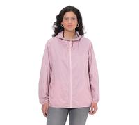 Ulla Popken HYPRAR Chaqueta Reversible, hidrófugo, Capucha Rosa Antiguo Suave 54+ 846569524-54+