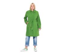 Ulla Popken Hyprar - Gabardina impermeable para mujer, verde menta, 58-60