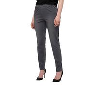 Ulla Popken Jersey-Jeans Pantalones, Color Gris Claro, 53W / 32L para Mujer