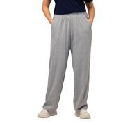 Ulla Popken Jogginghose, Pantalones para Mujer, Hellgrau Mélange, 40W / 32L