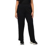 Ulla Popken Jogginghose, Pantalones para Mujer, Negro (Schwarz 10), 32W / 32L
