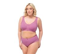 Ulla Popken Kelly 801081-Sujetador de Alivio (sin Aros, Cierre Delantero, C-D 801081) Sujetador, Rosa Viejo, 105C Mujeres