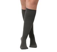Ulla Popken Kompressions-kniestrumpf Calcetines hasta la Rodilla, Gris Oscuro, Talla única Mujeres