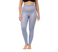 Ulla Popken, Leggings para Mujer, Tallas Grandes, 60D, Azul, 50-50