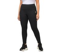 Ulla Popken Leggings para Mujer, Tallas Grandes, Talla Grande, Forro de Piel sintética, extracálidos, Cintura Alta, Color Negro 50+ 798699100-50+, Negro, 40W x 32L