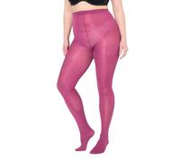 Ulla Popken Essential Mikrofaser-strumpfhose, 60 Den Medias, Lila Oscuro, 52-54 Mujeres