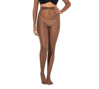 Ulla Popken Leotardos, pack de 3, Helanca, 20 den mocca 44+ 668121341-44+