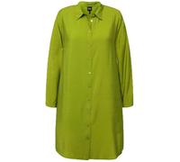 Ulla Popken Longbluse mit Schlitz, A-Line Blusas, Verde Manzana, 50-52 Mujeres
