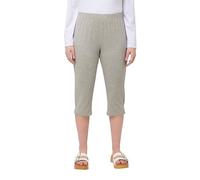 Ulla Popken, Mallas Capri para Mujer, Tallas Grandes, Negro, 45W x 32L