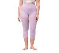 Ulla Popken Strumpf-Capri, 80 den, blickdicht, Pantimedias Mujer, Lila,