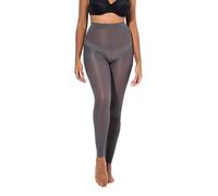 Ulla Popken Medias-leggings, 60 den, costuras planas gris oscuro 56+ 659026102-56+