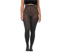 Ulla Popken Pantys, Pata de Gallo Grandes-Talla Extra, Negro, 48-50 para Mujer