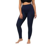 Ulla Popken Medias térmicas, Forro Mullido, Azul Oscuro, 60-62 para Mujer