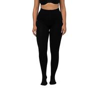 Ulla Popken Strumpfhose Thermo Pantimedias, Negro, 62-64 para Mujer