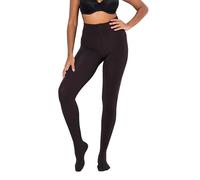 Ulla Popken Thermo-strumpfhose, Warm, Blickdicht, Stretchkomfort Medias térmicas, marrón Caoba, 56-58 Mujeres
