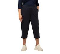 Ulla Popken 7/8 Pantalones de Jogging, Pantalón para Mujer, Azul (Jeans Blau), 50-52