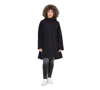 Ulla Popken Mujer Abrigo Negro 50+