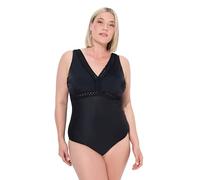 Ulla Popken Mujer Bañador Negro 56