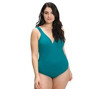 Ulla Popken Mujer Bañador | Tallas grandes, Plus Size bañador, jacquard de leopardo