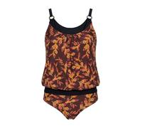 Ulla Popken Mujer Bikini marrón Tierra 50+