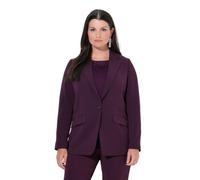 Ulla Popken Mujer Blazer Ciruela Oscuro 42