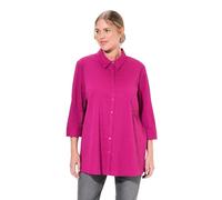 Ulla Popken Mujer Blusa Camisera Rojo Magnolia 42+