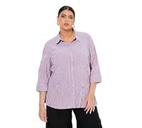 Ulla Popken Mujer Blusa Camisera Rojo Magnolia 46+