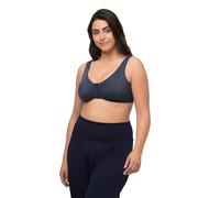 Ulla Popken Mujer Bustier Azul Noche 130D