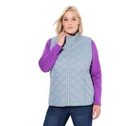 Ulla Popken Mujer Chaleco azul grisáceo 42+