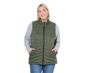 Ulla Popken Mujer Chaleco caqui 46+