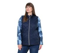 Ulla Popken Chaleco acolchado técnico HYPRAR, hidrófugo, cuello alzado marina 50+ 840047130-50+